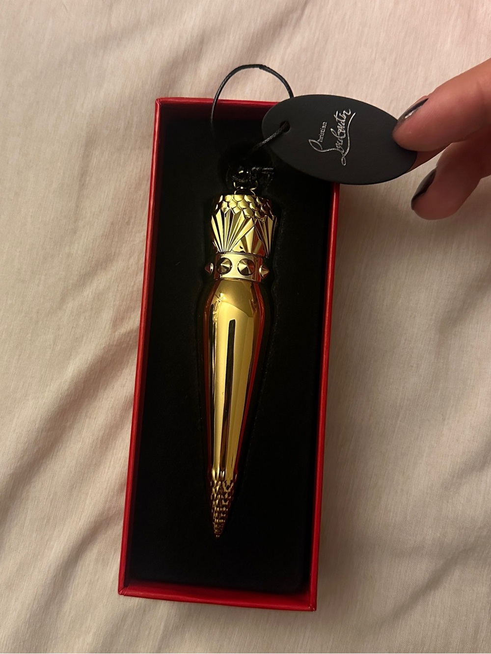 NWB Christian Louboutin Lipstick Rouge 001